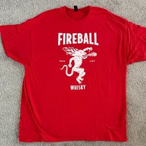 Red Fireball T-Shirt 2XL